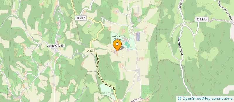 localisation de l'entreprise EARL FERMOND  RATIERES