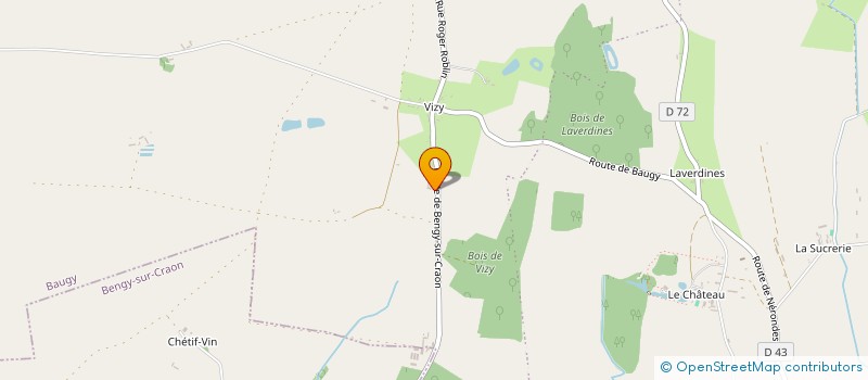 localisation de l'entreprise EARL FERRAND  BAUGY