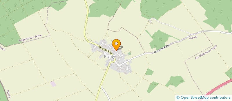 localisation de l'entreprise EARL FERRARI PHILIPPE  PLANTY