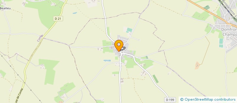 localisation de l'entreprise EARL FERRET  CURES