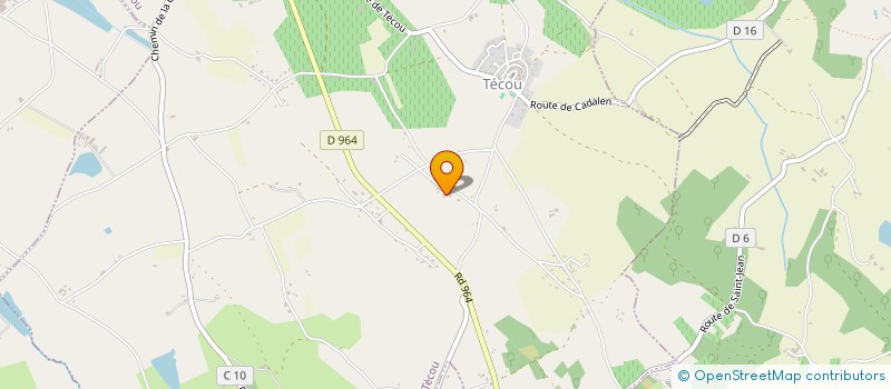 localisation de l'entreprise EARL FERRET  AUSSAC