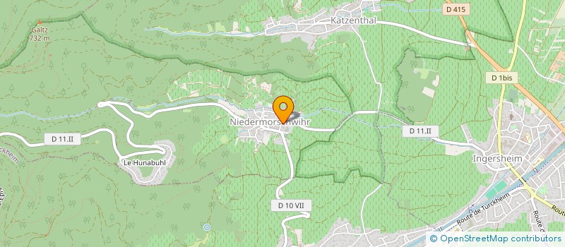 localisation de l'entreprise EARL FESSER  NIEDERMORSCHWIHR