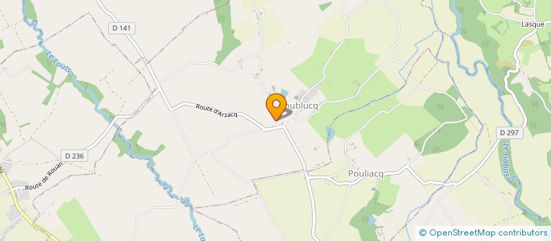 localisation de l'entreprise EARL FEZANS-PARGADE  COUBLUCQ