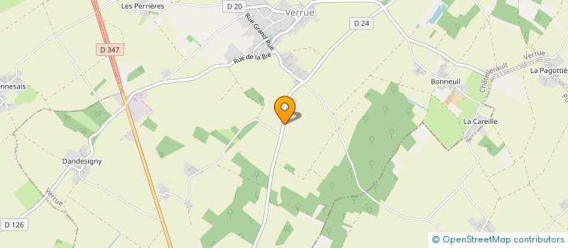 localisation de l'entreprise EARL FILLATREAU  VERRUE