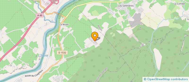 localisation de l'entreprise EARL FILLET  COGNIN-LES-GORGES