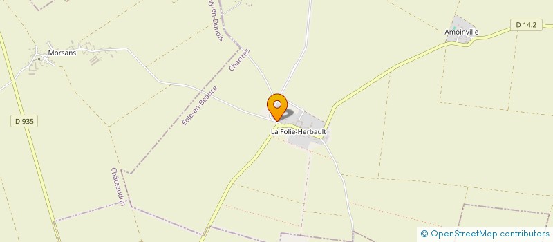 localisation de l'entreprise EARL FILS LEFEVRE à EOLE-EN-BEAUCE