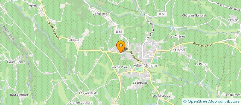 localisation de l'entreprise EARL FLACHE SORNAY à VILLIE-MORGON