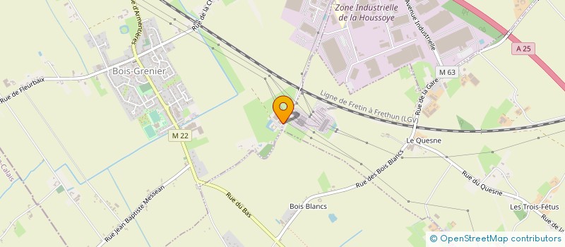 localisation de l'entreprise EARL FLAMENGRIE à BOIS-GRENIER