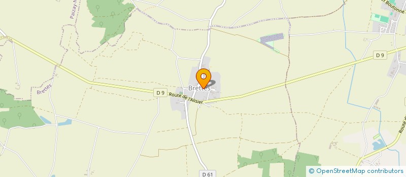 localisation de l'entreprise EARL FLAUD à BRETTES
