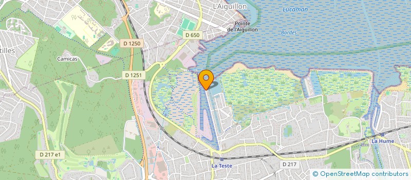 localisation de l'entreprise EARL FLEURS D ECUME à LA TESTE-DE-BUCH