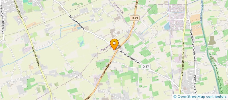 localisation de l'entreprise EARL FLIGEAT ALEXANDRE  PERNES-LES-FONTAINES