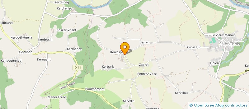 localisation de l'entreprise EARL FLOCHLAY à SAINT-THOIS