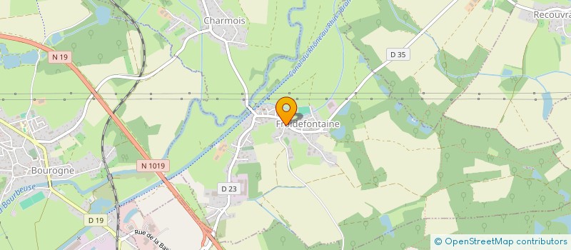 localisation de l'entreprise EARL FLOTAT à FROIDEFONTAINE