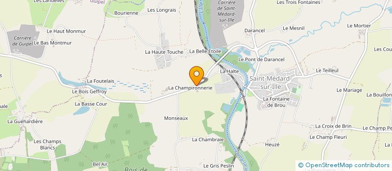 localisation de l'entreprise EARL FONTAINE à SAINT-MEDARD-SUR-ILLE
