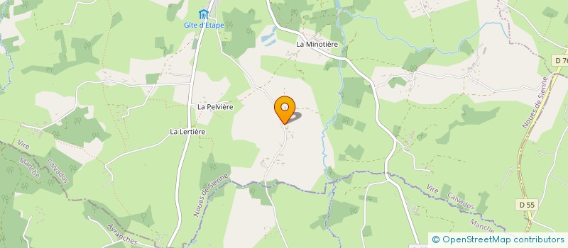 localisation de l'entreprise EARL FOREST à TESSY-BOCAGE