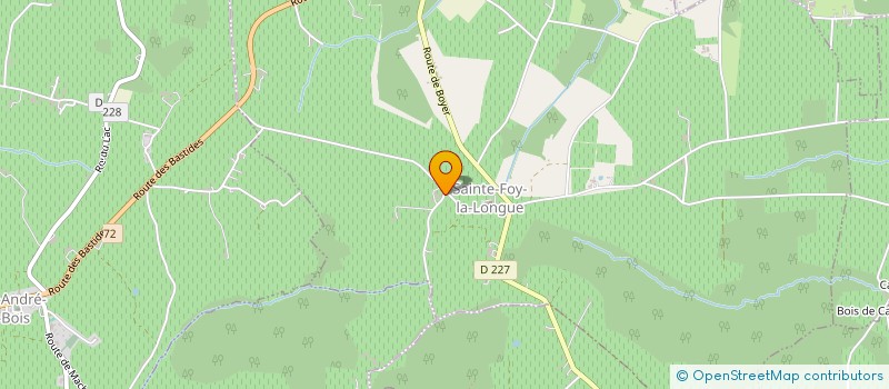 localisation de l'entreprise EARL FORTAIN ET FILS  SAINTE-FOY-LA-LONGUE