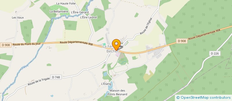 localisation de l'entreprise EARL FORTIN à AUNOU-SUR-ORNE