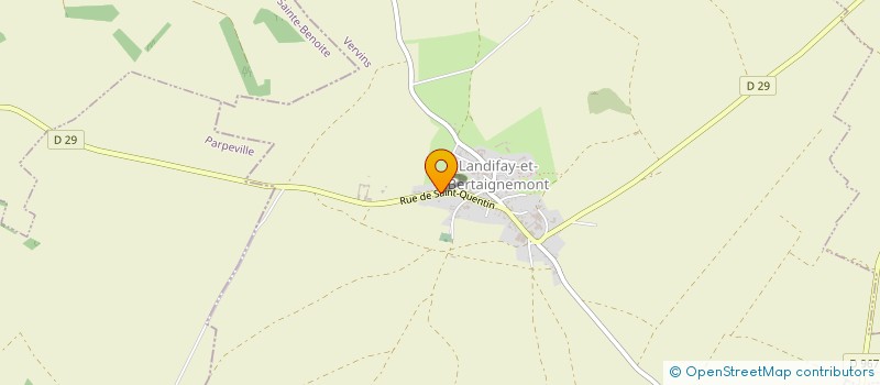 localisation de l'entreprise EARL FOURNIER à LANDIFAY-ET-BERTAIGNEMONT
