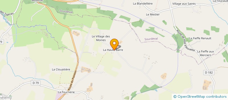 localisation de l'entreprise EARL FOYER à SAINT-CLEMENT-RANCOUDRAY