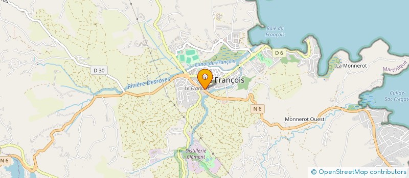 localisation de l'entreprise EARL FRANBRU EXPLOITATION à LE FRANCOIS