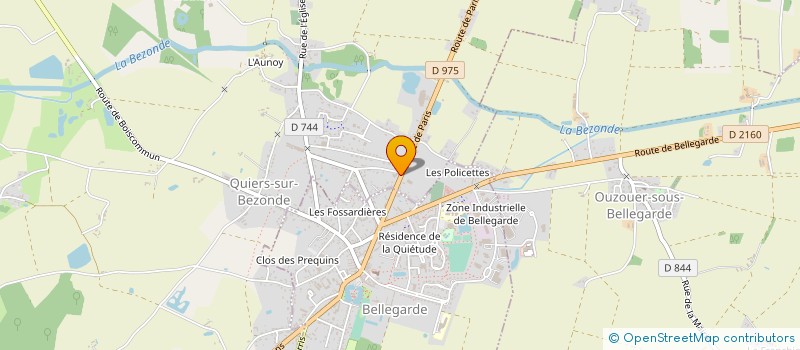 localisation de l'entreprise EARL  FRANCE PILTE  QUIERS-SUR-BEZONDE