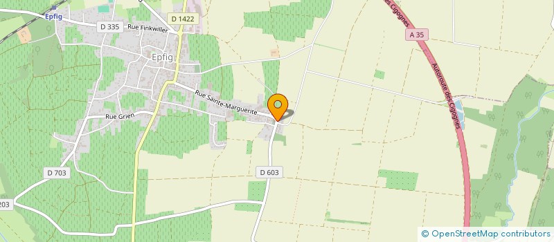 localisation de l'entreprise EARL FRANCIS BECK ET FILS  EPFIG