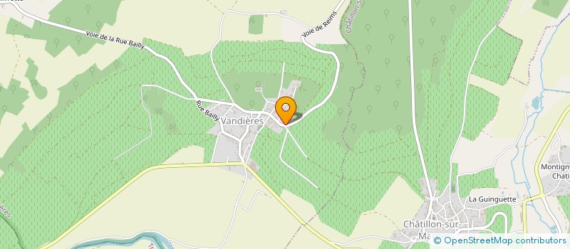 localisation de l'entreprise EARL FRANCIS LORIOT  VANDIERES