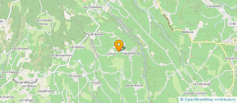 localisation de l'entreprise EARL FRANCK CHAVY  REGNIE DURETTE