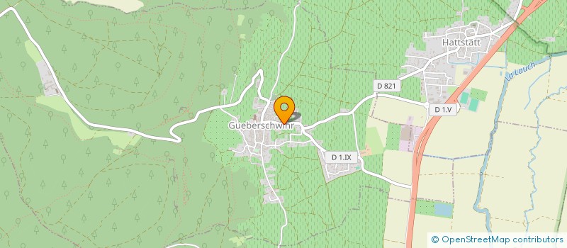 localisation de l'entreprise EARL FRANCOIS WECK ET FILS  GUEBERSCHWIHR