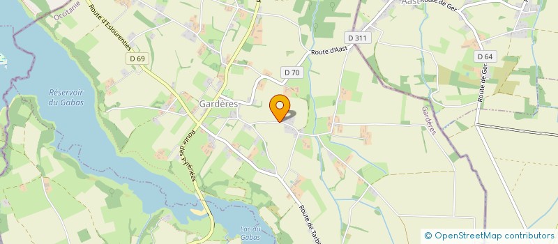 localisation de l'entreprise EARL FRECHOU  GARDERES