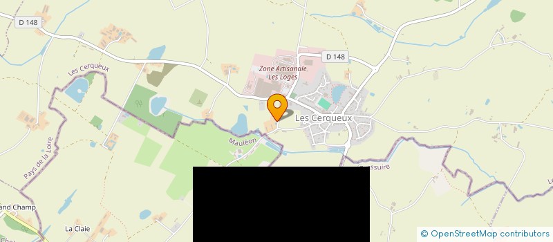 localisation de l'entreprise EARL FREDAVI à LES CERQUEUX