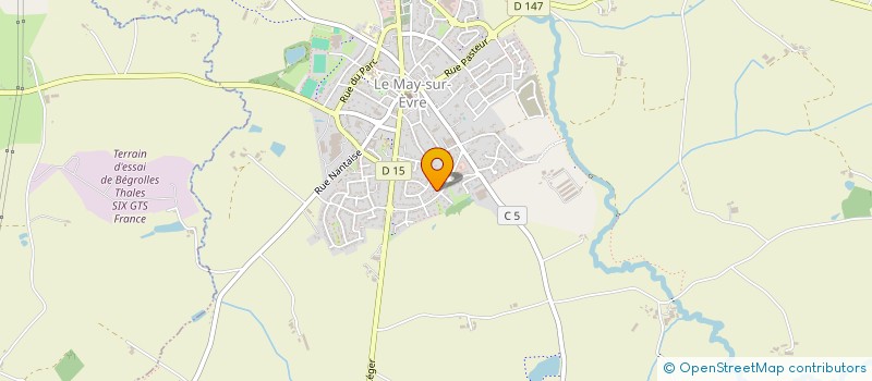 localisation de l'entreprise EARL FREDDY PIOU à LE MAY-SUR-EVRE