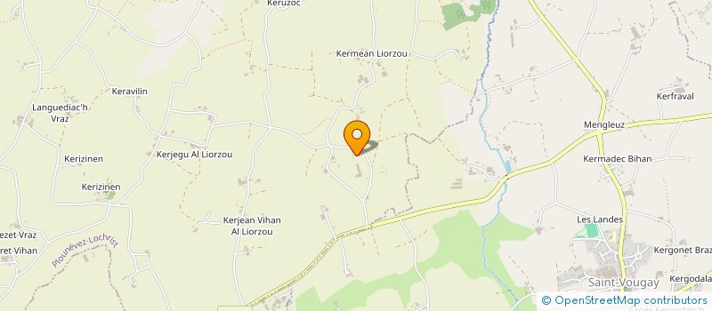 localisation de l'entreprise EARL FREDERIC COLLIOU  PLOUNEVEZ-LOCHRIST