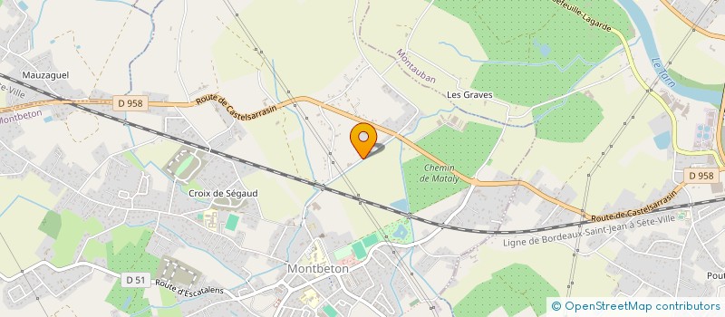 localisation de l'entreprise EARL FREDERIC DAUCH  MONTBETON