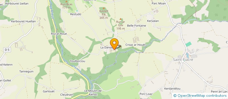 localisation de l'entreprise EARL FREDERIC LE MOAL  SAINT-PEVER