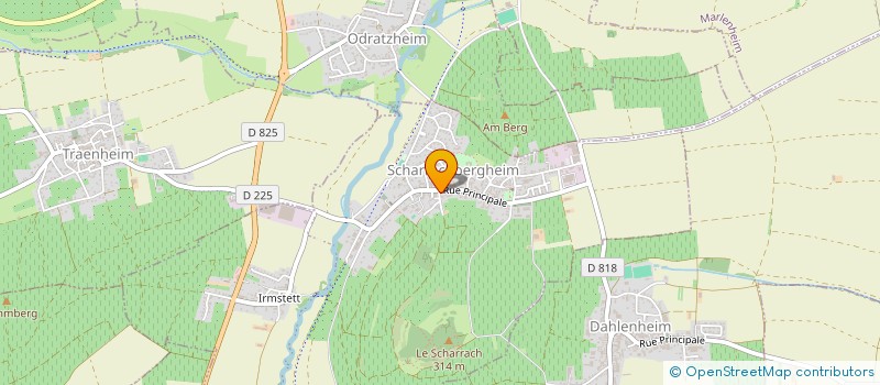 localisation de l'entreprise EARL FREDERIC MOCHEL ET FILS  TRAENHEIM