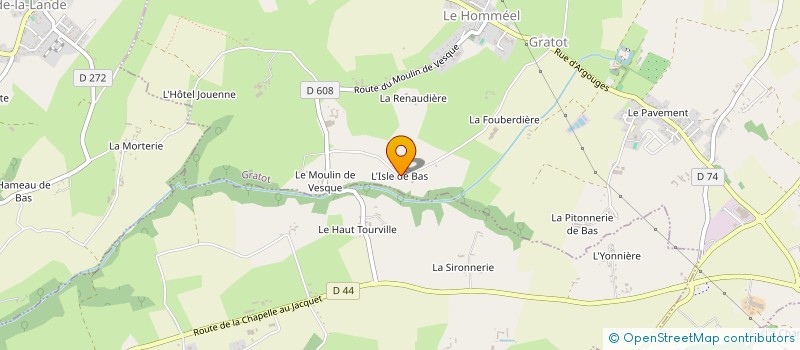 localisation de l'entreprise EARL FREMOND à GRATOT