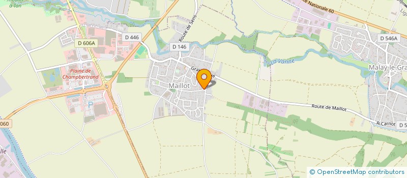 localisation de l'entreprise EARL FREMY  MAILLOT