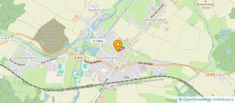 localisation de l'entreprise EARL FREYBURGER à TRAUBACH-LE-BAS