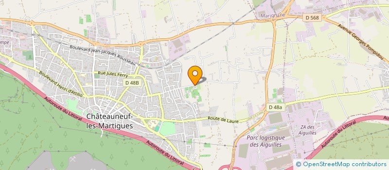 localisation de l'entreprise EARL FRIMAGERIE ET ELEVAGE MEDITERRANEEN à CHATEAUNEUF-LES-MARTIGUES