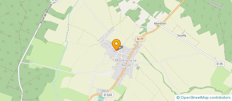 localisation de l'entreprise EARL FROMONOT CEDRIC  ROUVRAY