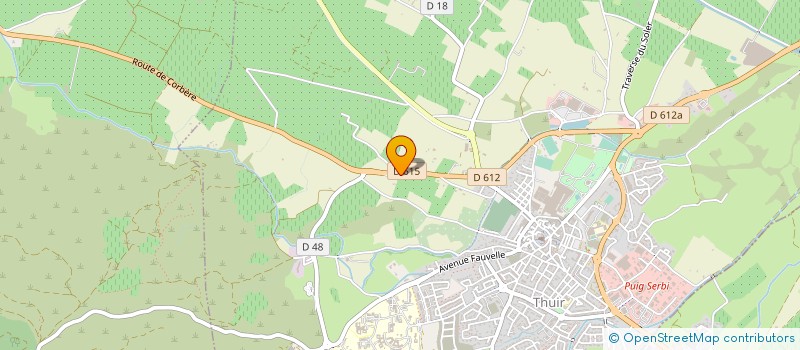 localisation de l'entreprise EARL FRUITEIX à THUIR