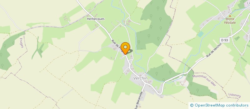 localisation de l'entreprise EARL FUMERY  VERCHIN