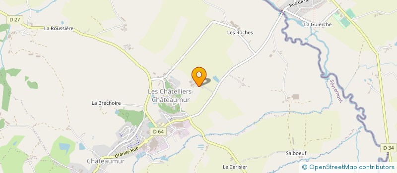 localisation de l'entreprise EARL GABARD à SEVREMONT