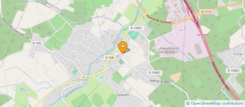 localisation de l'entreprise EARL GABIN à LA BREDE
