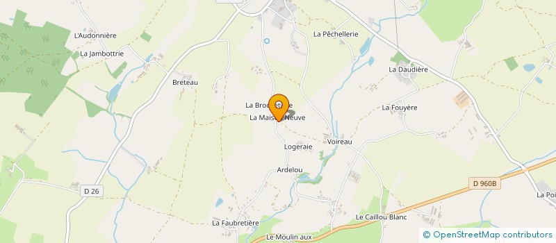 localisation de l'entreprise EARL GABORIT NICOLAS à LE BOUPERE
