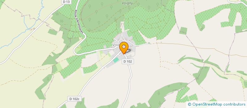 localisation de l'entreprise EARL GABRIELLE  VOIGNY