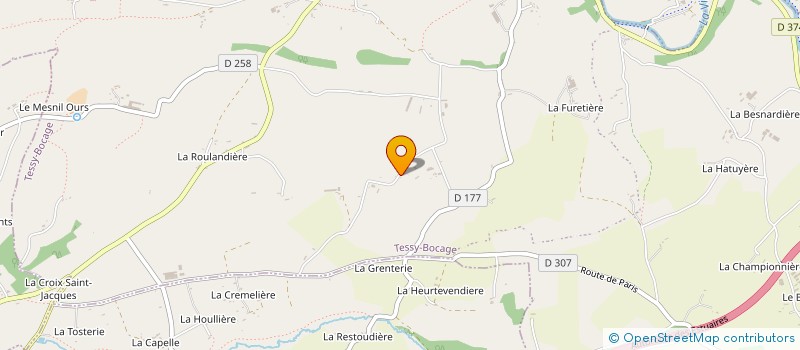 localisation de l'entreprise EARL GAILLARD à TESSY-BOCAGE