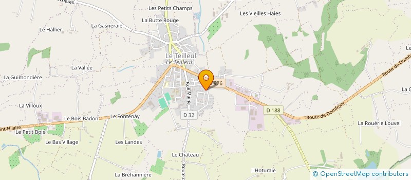 localisation de l'entreprise EARL GAJON GOHARD à LE TEILLEUL