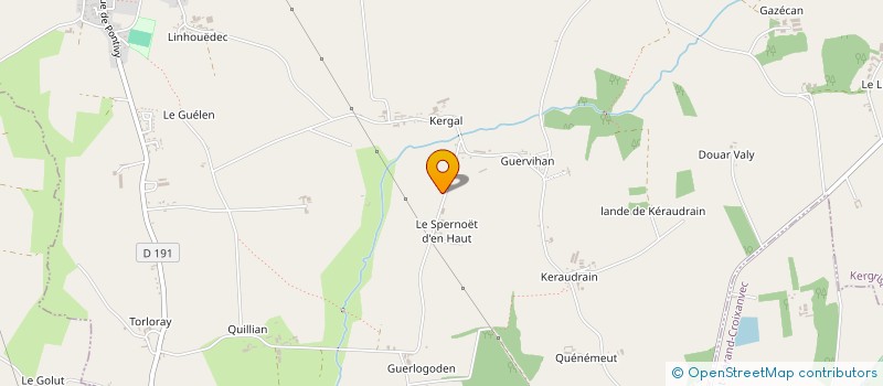 localisation de l'entreprise EARL GALERNE  KERGRIST